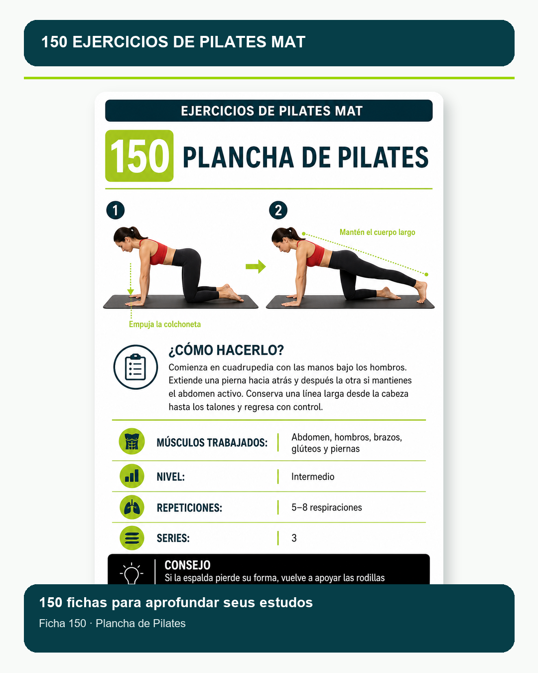 Ficha 150 de Pilates Mat